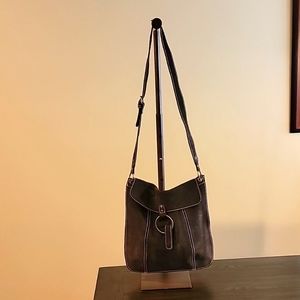 Suede Crossbody Bag